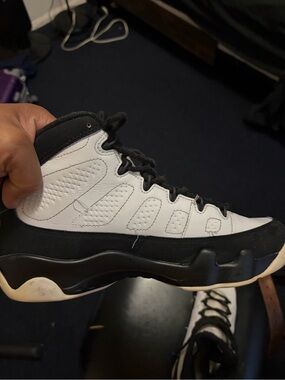 Jordan Men's Black and White Athletic Shoes Jordan ix
